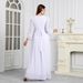 Verve New Elegant Women's Muslim Abaya Long Dress Robe Central Asia_ecoleips.com