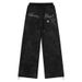 Unisex Tie-Dye Star Print Lounge Pants - Double Waistband Cotton Boho Trousers (Black/Blue/Pink) - S/M/L_ecoleips.com