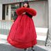 Women's Clothing Cotton Jacket Long Loose Embroidery, Detachable, New Style, Plus Velvet Workwear, Cotton Padded Jacket, Thickened Coat_ecoleips.com
