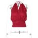 Sexy Deep V Tank For Women 2025 Spring New Fashion Slim-Fit Backless Solid Color Tie-Up Mini Tube Top Wholesale_ecoleips.com