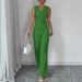 Elegant Solid Color Sleeveless Vest & Pants Suit For Women - Breathable Polyester Blend, Wrinkle-Free, Office & Casual Wear (S/M/L/XL)_ecoleips.com