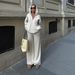 Women's Clothing Cross Border Women's Fashion Solid Color Long Sleeved Hooded Sweatshirt Trousers Suit Casual Half Open Sweatshirt Two Piece Suit_ecoleips.com