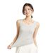Women's Rayon Camisole For Summer, Anti-exposure, Covers Side Breasts, Sleeveless Vest, Slim-fit Ribbed Top, Wholesale_ecoleips.com