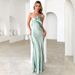 Women's Clothing New Fashion Sexy Slant Collar Sling Hollow Backless High Waist Slim Fit Dress_ecoleips.com