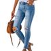 Women's Clothing Washed Tearing Leggings Women's Jeans Pants_ecoleips.com