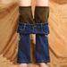 Women's Clothing High Waist Winter New Velvet Warm And Comfortable Bell Bottom Pants Embroidered Large Size Jeans_ecoleips.com