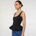 Summer New Style Women's Sleeveless Backless Square Neck Bubble Sexy Vest Top Solid Color European And American Clothing 2025_ecoleips.com