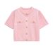 Sweetheart Neckline Knit Top & A-Line Mini Skirt Set, Soft Stretch Comfort, Casual Summer Outfit For Women, Pink & Yellow Two-Tone Options_ecoleips.com