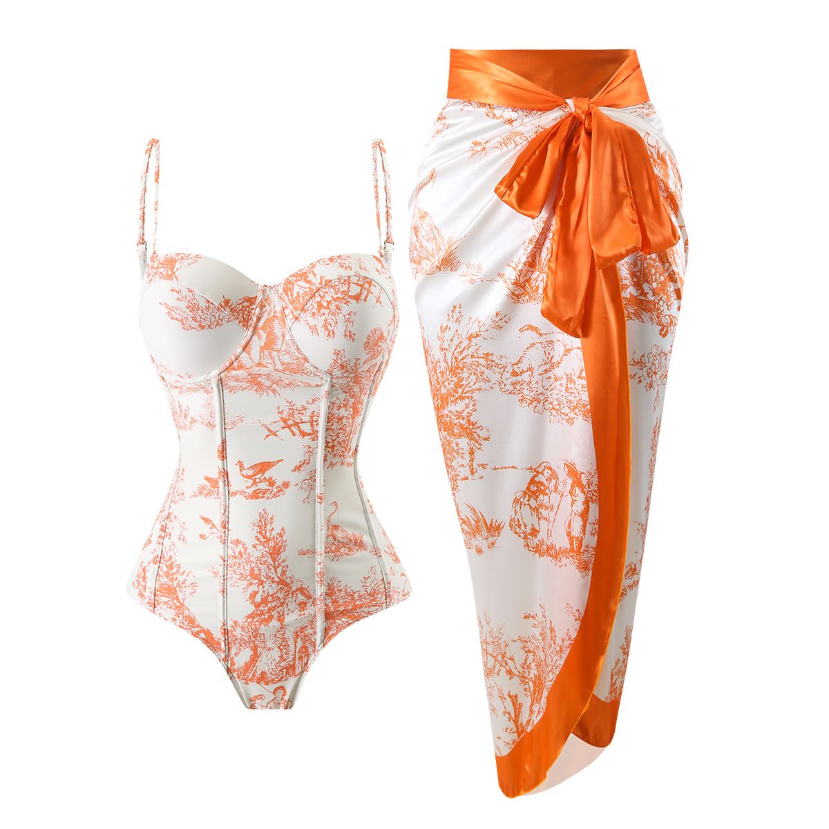 Women's Clothing One Piece Swimsuit Female Tight Swimsuit High End Beach Suit_ecoleips.com