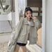 Pocket Design Sense, Women's 2025 New Spring And Autumn Short Loose Casual Sportswear Jacket_ecoleips.com