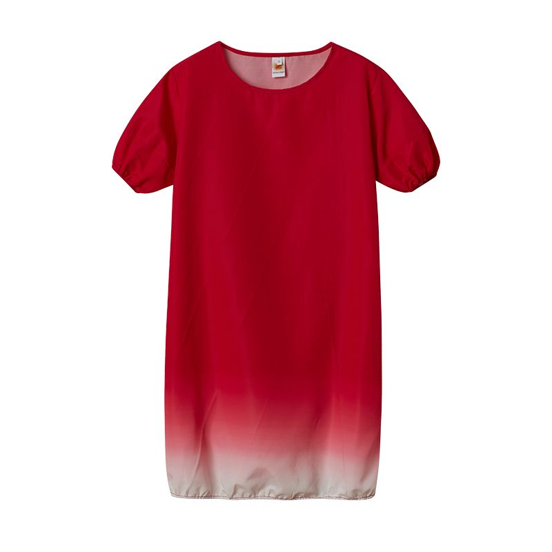 2024 European And American Cross-border New Product, Oversized Women's Clothing, New Casual Gradient Dress_ecoleips.com