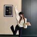 girl Real Shot Lazy Playful Autumn Style Knitted For Women Batwing Long Sleeve Sweater Versatile Top Korean Version Women's_ecoleips.com