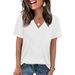 2026 European And American Cross-border Foreign Trade Women's Clothing Spring/summer New Solid Color V-neck_ecoleips.com