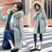 Women's Clothing Women's Detachable Hooded Parka Coat With Fleece Lining, Warm Winter Jacket, Long Loose Fit, Zipper Closure, Multiple Pockets_ecoleips.com
