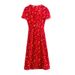 2024 Summer New European American Style Fashionable Romantic With Elegant Slit And Tie, Mid-Length Wrap Dress Wholesale_ecoleips.com