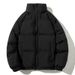 Women's Clothing Winter Padded Coat With Thick Warm Polyester Filling, Slim Fit Stand Collar Jacket, Solid Color Casual Outerwear For Daily Wear_ecoleips.com