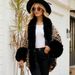 Women's Clothing autumn and winter rex rabbit fur warm thickened cloak shawl coat women_ecoleips.com