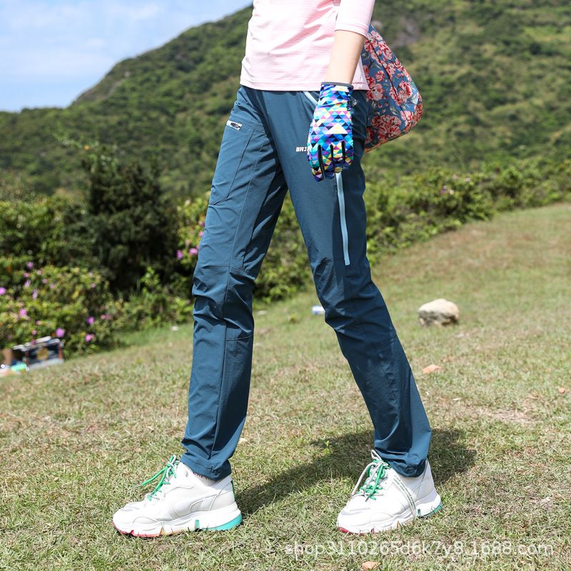 Women's slim fit, breathable, quick-drying sports pants, travel, mountaineering and hiking summer_ecoleips.com