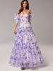 K New Women's Off-Shoulder Fashion Ethereal Long-Line Evening Gown Dress_ecoleips.com