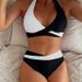 25 New Fashion Two-piece Swimsuit Women, Perfect For Seaside Vacations, Sexy Color-blocked Bikini With A Stunning_ecoleips.com