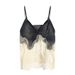 Personalized Denim Two Piece Suit Summer New Style Hot Girl Lace Splicing Soft Denim Suspender Shorts Suit_ecoleips.com