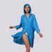 Women's Long Sleeved Bikini Cover up Cardigan Concealer Beach Sun Protection Sports Hooded Shirt Cross Border Foreign Trade Clothing_ecoleips.com