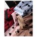 Ew A-line large swing skirt, flocked love polka dot half skirt, spring and autumn women's mid length slimming gauze skirt, summer mesh skirt_ecoleips.com