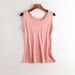 Women's Knitted Vest 2024 Summer Loose Round Neck Sleeveless Top Mulberry Silk Base Shirt T-Shirt For Women_ecoleips.com