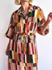 Freeacy Women's Casual Linen Blend Maxi Dress 2026 Summer Multicolor Plaid Collared Belted Shirt Dress For Holiday & Daily Wear_ecoleips.com