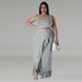 Women's Clothing Plus Size Women's Tassel Irregular Sleeveless Dress Set For Formal & Casual For Women Round Neck_ecoleips.com