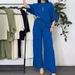 Women's Clothing Fashion Casual Loose Short Sleeved Suit_ecoleips.com