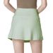 Nylon High Waist Pocket Sports For Women Skort Running Anti-Exposure Yoga Fitness Tennis Skirt_ecoleips.com