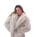 New Fur Coat Women's Versatile Fashion Plush Jacket Suit Collar Fox Fur_ecoleips.com