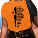 Summer European And American Cross-border Foreign Trade Plus-size T-shirt, Round-neck Casual Loose-fitting Short-sleeve_ecoleips.com