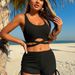 Women's Sexy Solid Color Boxer Briefs Tie Up Bikini Beach Swimsuit Hollowed Out American Style 2026 New_ecoleips.com