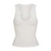 SKIMS Kardashian-style Heart-neck Sleeveless Pure Cotton Casual Tank Top, V-neck T-shirt For Layering_ecoleips.com