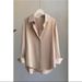 Women's Clothing New Women's Acetate Satin Satin Shirt Korean High-end Design Niche Temperament_ecoleips.com