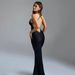 Women's Sexy Sleeveless Slip Dress Deep V Neck Open Back Slim Fit Bodycon Pencil Mini Dress For Club Night Out Cocktail Party_ecoleips.com