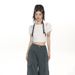 American-Style Retro, Spicy-Looking Short-Sleeved Cotton T-Shirt For Women A Summer Top With An Open Neckline And Perf_ecoleips.com