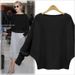 Batwing Sleeve Off-Shoulder Sweater Korean Style Knitted Loose Fit Women's Autumn Pullover Knitwear Factory In-Stock_ecoleips.com