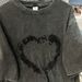 Women's Clothing Washed And Distressed Pure Cotton Short Sleeved T Shirt Loose And Versatile Mid Length Bottoming Shirt Trendy Design Retro Top_ecoleips.com