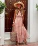 Summer New Women's Sexy Deep V Sleeveless Chiffon Dress Wish Patchwork Midi Skirt Clothing_ecoleips.com