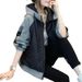 Women’s Clothing Jacket women autumn short style fashion splicing loose casual baseball jacket top jacket women's spring and autumn_ecoleips.com