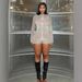 Sheer Shiny Bodystocking Leggings – Stretchy Clubwear Catsuit With Long Sleeves_ecoleips.com