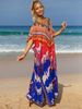 K Beach Cover Shirt Bohemian Style Beach Skirt Plus Size Dress_ecoleips.com