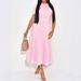Voya Women's European And American Simple Elegant Style Button Short Sleeve Long Dress Women's Clothing Autumn_ecoleips.com