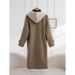Hooded Fake Two-piece Wool Coat Women's Long Winter New Hepburn Style Double-sided Wool Coat Women's_ecoleips.com