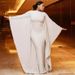 Women's Clothing Autumn New Temperament Trend Show Style Party Bat Version Comfortable Dress_ecoleips.com