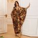 ng2510292 AB492 Muslim Arab Dubai Printed Long Fashion Pullover Dress Robe Jalabiya New Style_ecoleips.com