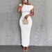 2025 Independent Station New Cross-Border Cute Fashion Water Ripple Asymmetrical Dress In Stock_ecoleips.com